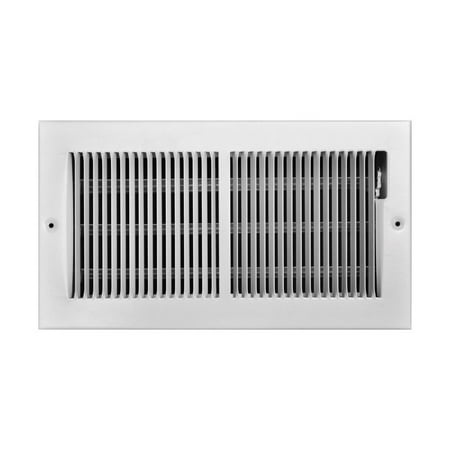 Tru Aire 6 in. H X 12 in. W 2-Way Powder Coat White Steel Floor Baseboard Register
Tru Aire 6 in. H X 12 in. W 2-Way Powder Coat White Steel Floor Baseboard Register