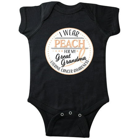 Inktastic I Wear Peach for my Great Grandma- Uterine Cancer Awareness Gift Baby Boy or Baby Girl Bodysuit
Inktastic I Wear Peach for my Great Grandma- Uterine Cancer Awareness Gift Baby Boy or Baby Girl Bodysuit