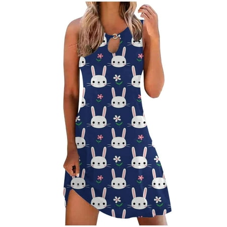 jsaierl Easter Dresses for Women Bunny Egg Print Summer Dresses Sleeveless Vacation Midi Dress Boho Tank Dresses Happy Easter Gift for Women
jsaierl Easter Dresses for Women Bunny Egg Print Summer Dresses Sleeveless Vacation Midi Dress Boho Tank Dresses Happy Easter Gift for Women