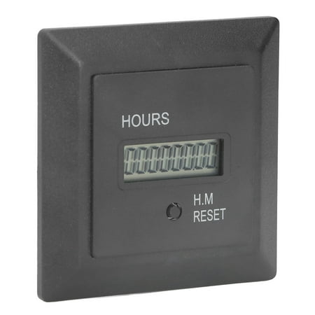 Industrial Timer Hour Meter ABS 0-999999H59M For Operation