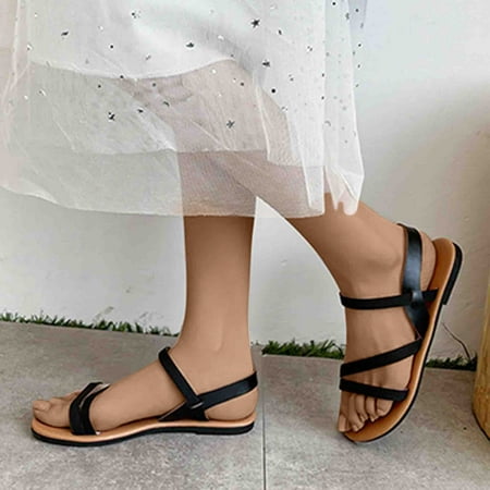 Homadles Women s Sandals- in Store Casual on Clearance Beach Thin Strap Roman Casual Sandals Shoes Black Size 8.5
Homadles Women s Sandals- in Store Casual on Clearance Beach Thin Strap Roman Casual Sandals Shoes Black Size 8.5