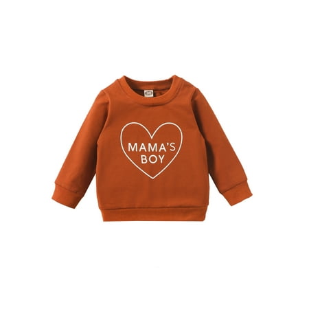 Canrulo Infant Toddler Baby Boys Girls Letter Sweatshirts Long Sleve Tops Casual Autumn Spring Clothing Caramel Boy 12-18 Months
Canrulo Infant Toddler Baby Boys Girls Letter Sweatshirts Long Sleve Tops Casual Autumn Spring Clothing Caramel Boy 12-18 Months