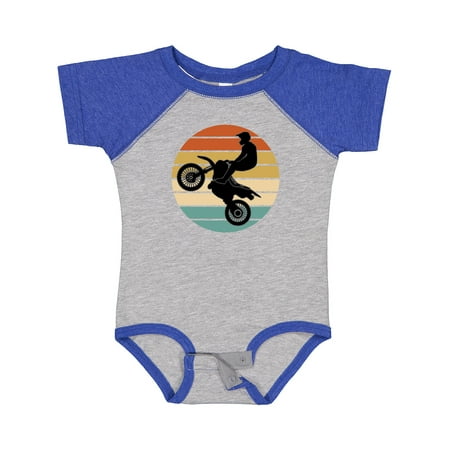 Inktastic Dirt Biking Motocross Retro Gift Baby Boy or Baby Girl Bodysuit
