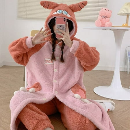 PIKADINGNIS FUNISHI Winter Pajamas Womens pajamas Pajama Set Nightdress Flannel Hooded Loose Version Inspissate Plush XXL пижама женская
PIKADINGNIS FUNISHI Winter Pajamas Womens pajamas Pajama Set Nightdress Flannel Hooded Loose Version Inspissate Plush XXL пижама женская