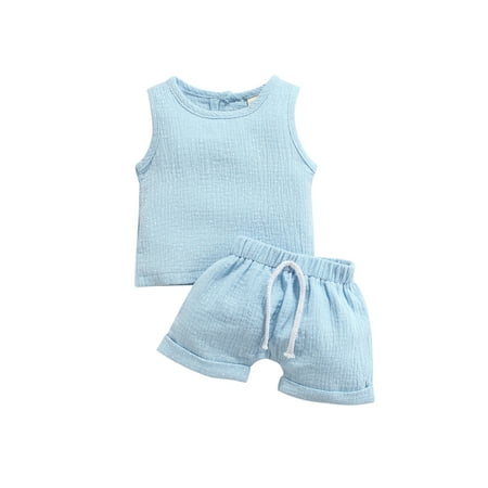 Canrulo Newborn Baby Boys Girls Summer Clothes Solid Tank Tops Shorts 2Pcs Outfits Set
Canrulo Newborn Baby Boys Girls Summer Clothes Solid Tank Tops Shorts 2Pcs Outfits Set