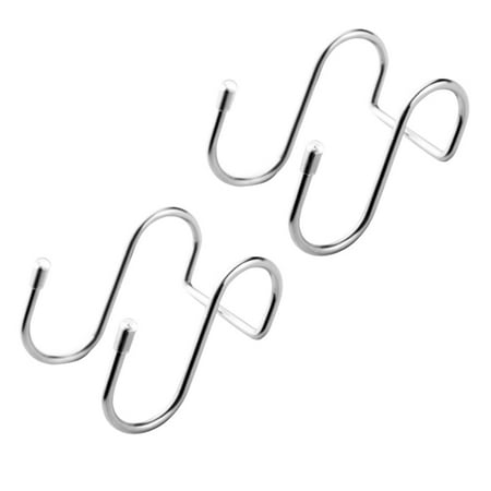 2Pcs 304 Stainless Steel Hook S Shape Double Hanging Hooks Nail-Free Hanger for Hat Clothes Prop (304 Arc Double Hook Transparent
2Pcs 304 Stainless Steel Hook S Shape Double Hanging Hooks Nail-Free Hanger for Hat Clothes Prop (304 Arc Double Hook Transparent