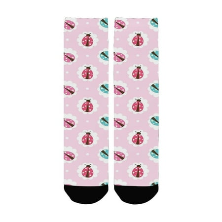 Ladybugs Decorations Collection Ladybug Illustration Pattern With Shabby Chic Style Classic Cheering Women s Custom Socks (Made In USA)
Ladybugs Decorations Collection Ladybug Illustration Pattern With Shabby Chic Style Classic Cheering Women s Custom Socks (Made In USA)