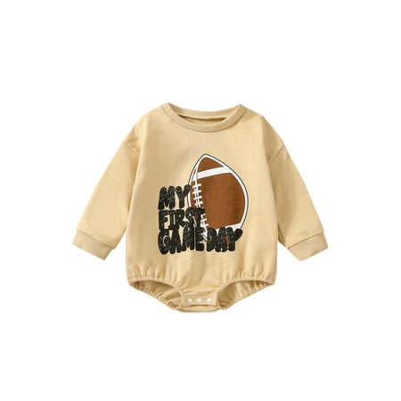 Bagilaanoe Newborn Baby Girl Boy Oversized Rompers Letters Rugby Print Long Sleeve Bodysuits 3M 6M 12M 18M Infant Casual One Piece Short Jumpsuit
Bagilaanoe Newborn Baby Girl Boy Oversized Rompers Letters Rugby Print Long Sleeve Bodysuits 3M 6M 12M 18M Infant Casual One Piece Short Jumpsuit