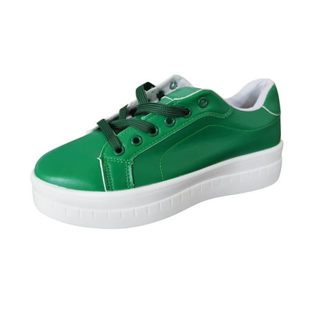 GNEIKDEING Ladies Solid Color Round Toe Lace Up Platform Casual Shoes Gift on Clearance
GNEIKDEING Ladies Solid Color Round Toe Lace Up Platform Casual Shoes Gift on Clearance