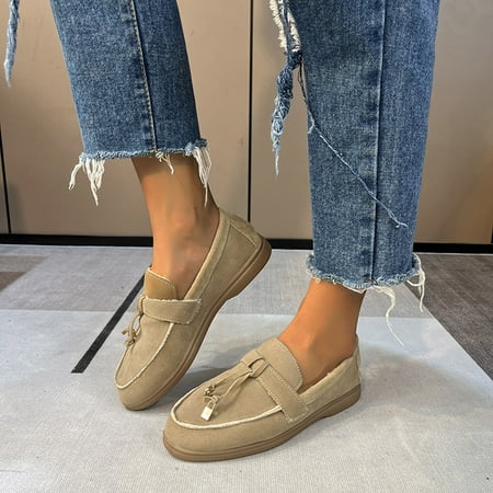 Cathalem Size 8 Womens Shoes Casual Fashion Autumn And Winter Women Casual Shoes Flat Bottom Round Toe Soft Lightweight Solid Shoes Beige 7
Cathalem Size 8 Womens Shoes Casual Fashion Autumn And Winter Women Casual Shoes Flat Bottom Round Toe Soft Lightweight Solid Shoes Beige 7