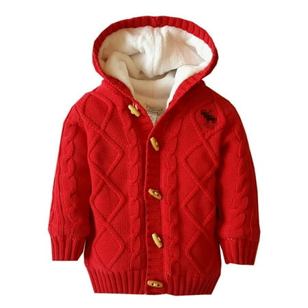 QWERTYU Infant Baby Toddler Kids Boy Thicken Fleece Jackets Long Sleeve Hooded Coat Button Up Fall Winter Outerwear 18M-4Y
QWERTYU Infant Baby Toddler Kids Boy Thicken Fleece Jackets Long Sleeve Hooded Coat Button Up Fall Winter Outerwear 18M-4Y