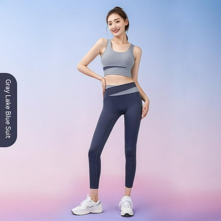 Contrast Yoga Suit No Embarrassment Line Breathable No Trace Naked Quick Drying Suit Tight Skinny Exercise Fitness Suit Women
Contrast Yoga Suit No Embarrassment Line Breathable No Trace Naked Quick Drying Suit Tight Skinny Exercise Fitness Suit Women