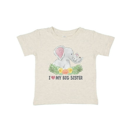Inktastic I Love My Big Sister Elephant Family with Flowers Gift Baby Boy or Baby Girl T-Shirt
Inktastic I Love My Big Sister Elephant Family with Flowers Gift Baby Boy or Baby Girl T-Shirt