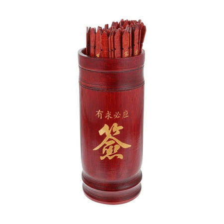 1 Set Buddhist Divination Sticks Prop Unique Divination Game Bucket for Home
1 Set Buddhist Divination Sticks Prop Unique Divination Game Bucket for Home