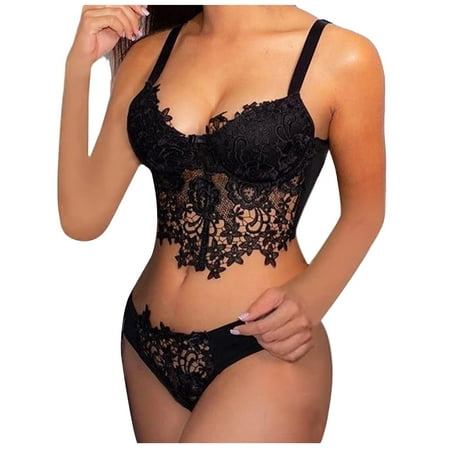 PEASKJP Wedding Garter Set Lace Embroidery Lace Lingerie Thong Set Underwear Wireless Collar Women Bra 3X-Large
PEASKJP Wedding Garter Set Lace Embroidery Lace Lingerie Thong Set Underwear Wireless Collar Women Bra 3X-Large