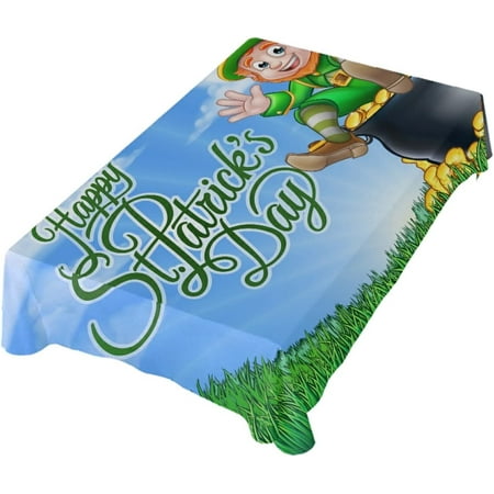 Hidove Cute Leprechaun and Golden Coin Money Pot Rectangle Tablecloth St. Patrick s Day Kitchen Decoration Dinner Rectangular Table Cover for Party Holiday Hotel BBQ-Machine Washable 54x72In
Hidove Cute Leprechaun and Golden Coin Money Pot Rectangle Tablecloth St. Patrick s Day Kitchen Decoration Dinner Rectangular Table Cover for Party Holiday Hotel BBQ-Machine Washable 54x72In