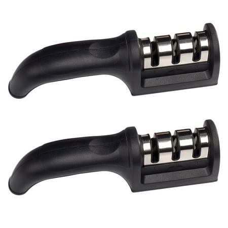 Etereauty 2 Pcs Handheld Cutter Sharpener Cutter Grinder Kitchen Cutter Sharpening Tool