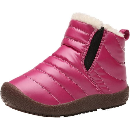 Kids Snow Boots Winter Boots Warm Fur Lined Ankle Booties Outdoor Cold Weather Sneakers for Boys Girls
Kids Snow Boots Winter Boots Warm Fur Lined Ankle Booties Outdoor Cold Weather Sneakers for Boys Girls