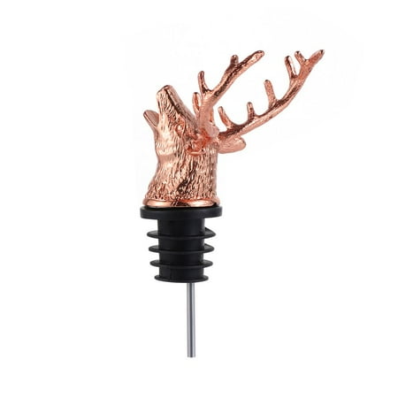 Zinc Alloy Deer Head Unique Stag Christmas Ornament Wine Aerators Bar Tools Wine Pourer Bottle Stoppers ROSE GOLD TYPE 2 
Zinc Alloy Deer Head Unique Stag Christmas Ornament Wine Aerators Bar Tools Wine Pourer Bottle Stoppers ROSE GOLD TYPE 2