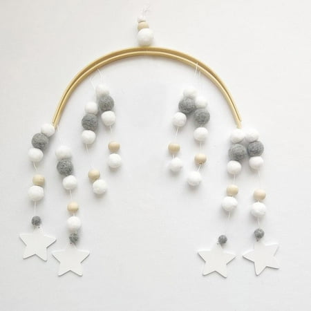 FACI Baby Crib Mobile Newborn Toy Bed Bell Hanging Wooden Decoration Gift for Baby Girl or Boy (Grey + Starry Pendant)
FACI Baby Crib Mobile Newborn Toy Bed Bell Hanging Wooden Decoration Gift for Baby Girl or Boy (Grey + Starry Pendant)