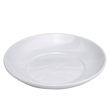 Buffalo F8010000159 11.375 in. Bright White Ware Porcelain Deep Plate