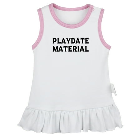Playdate Material Funny Dresses For Baby Newborn Babies Skirts Infant Princess Dress 0-24M Kids Graphic Clothes (White Sleeveless Dresses 12-18 Months)
Playdate Material Funny Dresses For Baby Newborn Babies Skirts Infant Princess Dress 0-24M Kids Graphic Clothes (White Sleeveless Dresses 12-18 Months)