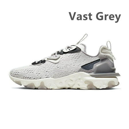 

React vision 87 55 running shoes Triple Black Iridescent White Vast Grey Honeycomb Worldwide Tour Olive Anthracite Yellow Sail men women trainers Sports Sneakers
