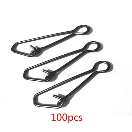 Hi.FANCY 100 Pcs/set Stainless Steel Hook Lure Connector Fishing Swivel Snap Pin Fish Hooks Sea Fishing Tackle Black Type 7
Hi.FANCY 100 Pcs/set Stainless Steel Hook Lure Connector Fishing Swivel Snap Pin Fish Hooks Sea Fishing Tackle Black Type 7