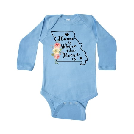 Inktastic Missouri Home is Where the Heart is with Watercolor Floral Gift Baby Boy or Baby Girl Long Sleeve Bodysuit
Inktastic Missouri Home is Where the Heart is with Watercolor Floral Gift Baby Boy or Baby Girl Long Sleeve Bodysuit