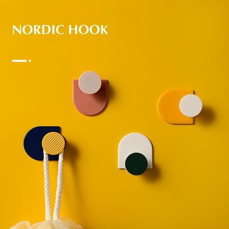 4Pcs Self Adhesive Wall Hooks Simple Elegant Wall Hooks For Home Office School Dorms 
4Pcs Self Adhesive Wall Hooks Simple Elegant Wall Hooks For Home Office School Dorms