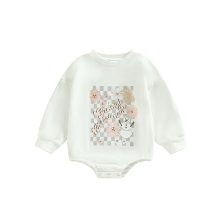 Bagilaanoe Newborn Baby Girl Boy Christmas Rompers Letter Snowman Print Long Sleeve Bodysuits 3M 6M 9M 12M 18M Infant Loose One Piece Short Jumpsuit
Bagilaanoe Newborn Baby Girl Boy Christmas Rompers Letter Snowman Print Long Sleeve Bodysuits 3M 6M 9M 12M 18M Infant Loose One Piece Short Jumpsuit