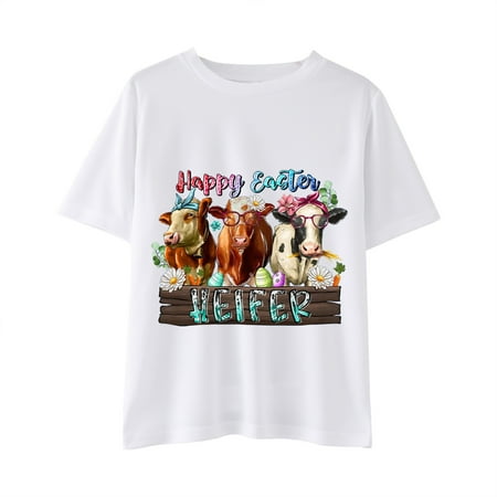 Kids Girls Tops Cartoon Printed Easter Printed Short Sleeve Bunny T Shirt Child All Season Soft Trendy Leisure Outwear Children s Day Gift
Kids Girls Tops Cartoon Printed Easter Printed Short Sleeve Bunny T Shirt Child All Season Soft Trendy Leisure Outwear Children s Day Gift