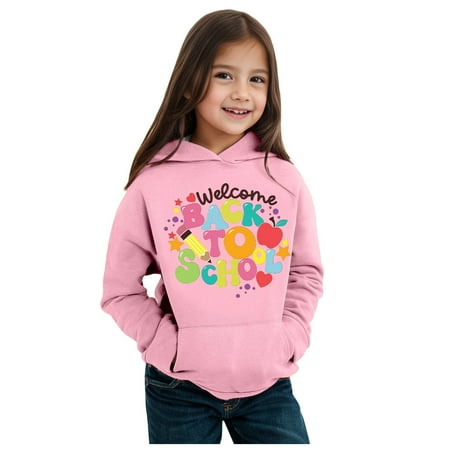 Toddler Girls Sweatshirts Kids Boys Fall Winter School Season Kindergarten Letter Printed Long Sleeve Hoodie Warm Cute Pullover Tops Clothes for Girls Size 18-24 Months
Toddler Girls Sweatshirts Kids Boys Fall Winter School Season Kindergarten Letter Printed Long Sleeve Hoodie Warm Cute Pullover Tops Clothes for Girls Size 18-24 Months