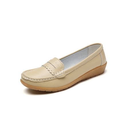 Gomelly Women Loafers Stitching Wedge Loafer Slip On Shoes Lightweight Casual Shoe Driving Work Wedges Beige 5.5
Gomelly Women Loafers Stitching Wedge Loafer Slip On Shoes Lightweight Casual Shoe Driving Work Wedges Beige 5.5