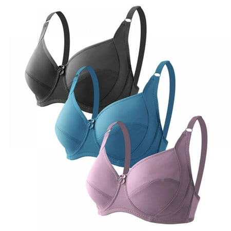 Women s Large D-Cup Seamless Gathering Bra Solid Color Smooth Soft Breathable Chest Support Underwear Simple Daily Bralette Full Coverage T-Shirt Bra(3-Packs)
Women s Large D-Cup Seamless Gathering Bra Solid Color Smooth Soft Breathable Chest Support Underwear Simple Daily Bralette Full Coverage T-Shirt Bra(3-Packs)