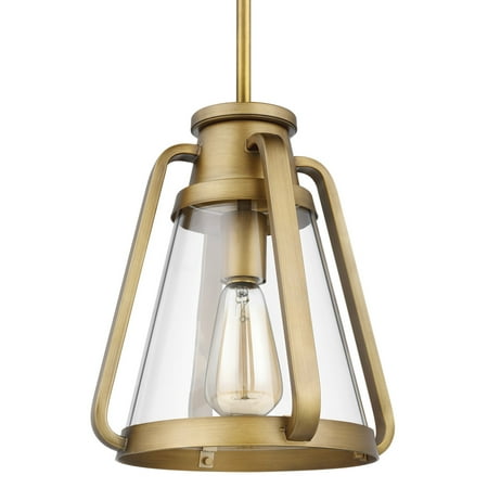 Nuvo Lighting 60/7552 Everett 10 Wide Mini Pendant - Brass