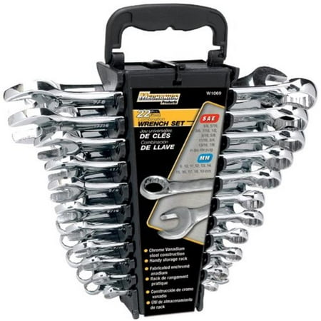 Wilmar Corporation W1069 22Pc Combo Wrench Set W1069