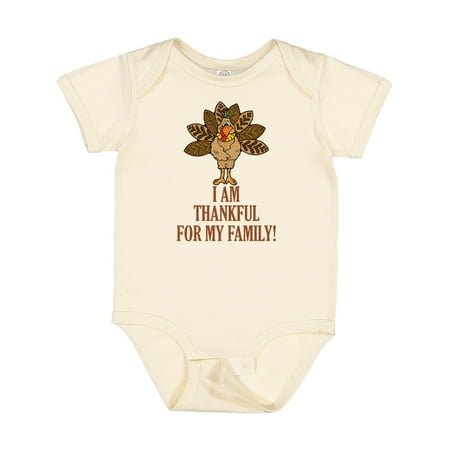 Inktastic I AM THANKFUL for MY FAMILY TURKEY THANKSGIVING Gift Baby Boy or Baby Girl Bodysuit
Inktastic I AM THANKFUL for MY FAMILY TURKEY THANKSGIVING Gift Baby Boy or Baby Girl Bodysuit