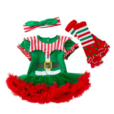 YWDJ 0-24Months Christmas Bodysuit Newborn Girls Princess Letter Tutu Dress Set Outfits Three-piece Suit Green 6-12 Months
YWDJ 0-24Months Christmas Bodysuit Newborn Girls Princess Letter Tutu Dress Set Outfits Three-piece Suit Green 6-12 Months