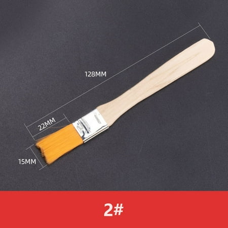 BAMILL 1PC Yellow nylon Soft Hair Small Cleaning Brush Screen Crevice Dust paint brush
