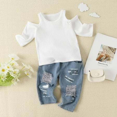 kpoplk Toddler Outfits For Girls Toddler Baby Girls 3Pcs Short Sleeve Letter Printed Romper Top Floral Pants Headband Summer Clothes Set(White)
kpoplk Toddler Outfits For Girls Toddler Baby Girls 3Pcs Short Sleeve Letter Printed Romper Top Floral Pants Headband Summer Clothes Set(White)