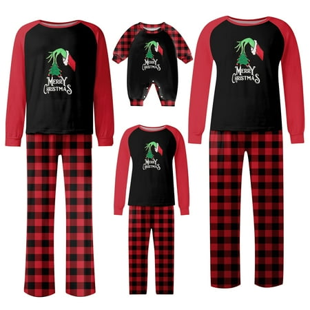 TKing Fashion Grinch Holiday Christmas Pajamas Family Matching Pjs Set Xmas Jammies for Couples Youth Baby 12 Months Baby
TKing Fashion Grinch Holiday Christmas Pajamas Family Matching Pjs Set Xmas Jammies for Couples Youth Baby 12 Months Baby