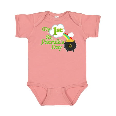 Inktastic My First St. Patricks Day- pot of gold and rainbow Gift Baby Boy or Baby Girl Bodysuit
Inktastic My First St. Patricks Day- pot of gold and rainbow Gift Baby Boy or Baby Girl Bodysuit