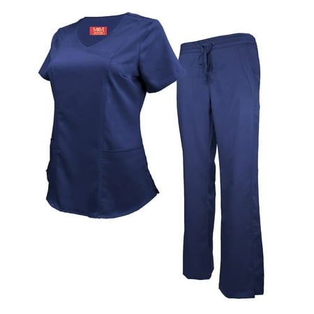 M&M SCRUBS Women s Ultra Soft Stretch Mock Wrap Scrub Top and Pants 82019200 (True Navy Blue XXX-Large)
M&M SCRUBS Women s Ultra Soft Stretch Mock Wrap Scrub Top and Pants 82019200 (True Navy Blue XXX-Large)