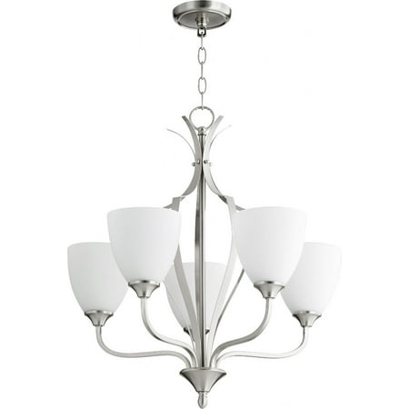 Irvine Reach 5 Light Chandelier in Bailey Street Home Home Collection Style 24 inches Wide By 25.5 inches High-Satin Nickel Finish-Satin Opal Glass
Irvine Reach 5 Light Chandelier in Bailey Street Home Home Collection Style 24 inches Wide By 25.5 inches High-Satin Nickel Finish-Satin Opal Glass