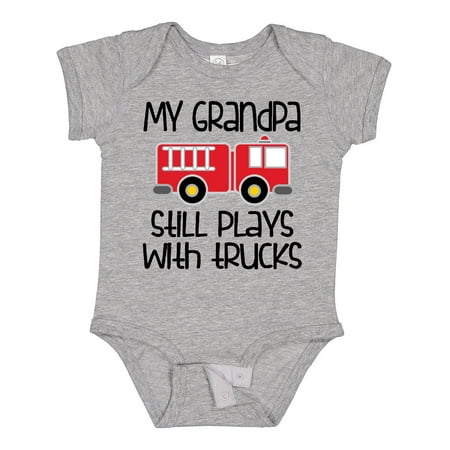 Inktastic Firefighter Grandpa Plays with Trucks Gift Baby Boy or Baby Girl Bodysuit
Inktastic Firefighter Grandpa Plays with Trucks Gift Baby Boy or Baby Girl Bodysuit