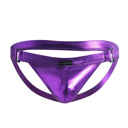 YIWEI Sexy Men Open Back Underpants Briefs G-string Thong Male Jock Strap Panties Purple XL
YIWEI Sexy Men Open Back Underpants Briefs G-string Thong Male Jock Strap Panties Purple XL