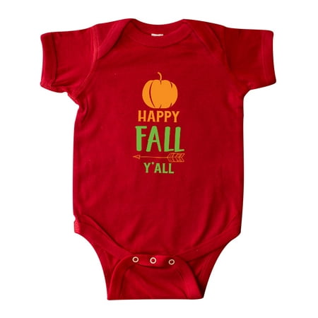 Inktastic Happy Fall Y all Pumpkin Arrow - Orange Green Gift Baby Boy or Baby Girl Bodysuit
Inktastic Happy Fall Y all Pumpkin Arrow - Orange Green Gift Baby Boy or Baby Girl Bodysuit