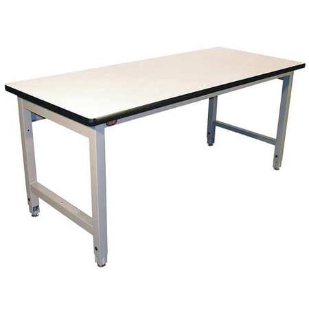 PRO-LINE HD6036P\/A31\/HDLE-6 Ergo Workbench, Gray, 60Lx36Wx30H In.