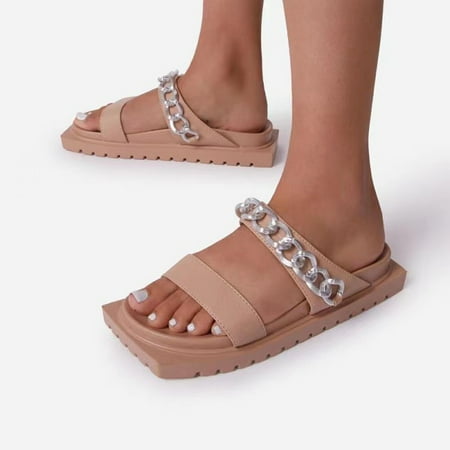 Aueoeo Comfy Slippers For Women Slippers With Arch Support For Women Women s Casual Vacation Outdoor Wear Open Toe Decorative Chain Thick Soled Beach Slippers Clearance
Aueoeo Comfy Slippers For Women Slippers With Arch Support For Women Women s Casual Vacation Outdoor Wear Open Toe Decorative Chain Thick Soled Beach Slippers Clearance